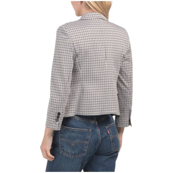 THEORY Micro Houndstooth Pattern Blazer - Picture 3 of 3